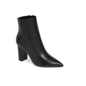 Marc Fisher Bootie - Black Leather